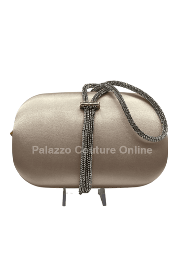 Satin Night clutch (Gold) - Palazzo Couture Online