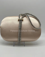 Satin Night clutch (Gold) - Palazzo Couture Online