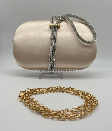 Satin Night clutch (Gold) - Palazzo Couture Online