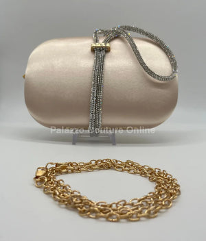 Satin Night Clutch (Gold) Hand Bag