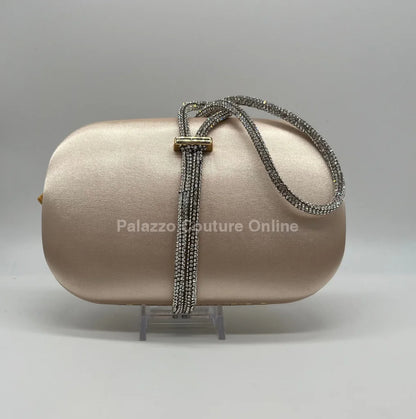 Satin Night Clutch (Gold) Gold Hand Bag