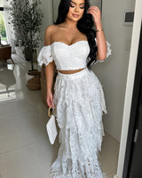 Saturday In The Park Skirt Set - Palazzo Couture Online