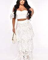 Saturday In The Park Skirt Set - Palazzo Couture Online