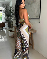 Savanna Rhythm Pant Set - Multi - Palazzo Couture Online