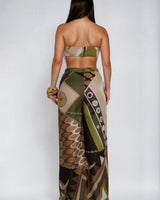 Women's Multi pant set matching style back view