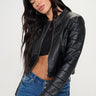 Savannah Breeze Moto Jacket (Black) - Palazzo Couture Online
