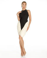 Sculpted Grace Midi Dress - Palazzo Couture Online