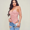 Sculpted Muse Ruched Mesh Bodysuit - Mauve front view showing bodysuit silhouette and fit