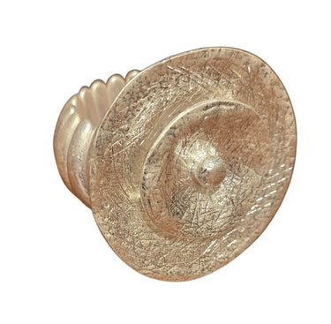Sculptural Spiral Disc Cuff – Silver - Palazzo Couture Online