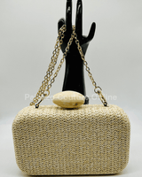 Sea Brize Clutch (Natural) - Palazzo Couture Online