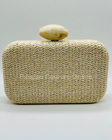 Sea Brize Clutch (Natural) - Palazzo Couture Online