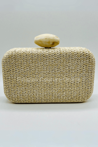 Sea Brize Clutch (Natural) - Palazzo Couture Online