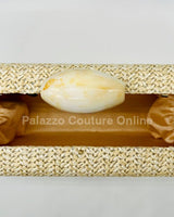 Sea Brize Clutch (Natural) - Palazzo Couture Online