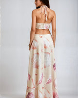 Seashore Glow Seashell Maxi Dress - Pinkshell - Palazzo Couture Online