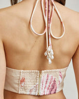 Seashore Glow Seashell Maxi Dress - Pinkshell - Palazzo Couture Online