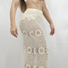 Seaside Charm Crochet Skirt Set (Ivory) - Palazzo Couture Online