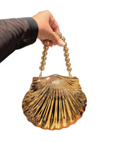 Shell Luxe Clutch Gold - Palazzo Couture Online