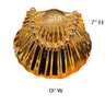 Shell Luxe Clutch Gold - Palazzo Couture Online