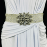 Shimmering Serenity Belt ( Silver) - Palazzo Couture Online