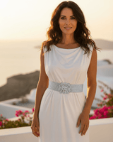 Shimmering Serenity Belt ( Silver) - Palazzo Couture Online