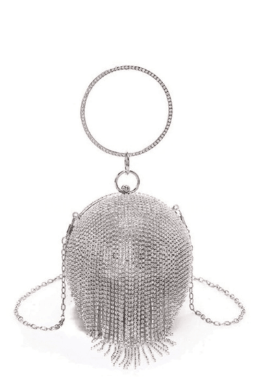 Shine On Me Silver Bag - Palazzo Couture Online