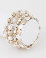 Shiny Clover Beaded Bracelet for women - fashion jewelry by Palazzo Couture