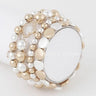 Shiny Clover Beaded Bracelet for women - fashion jewelry by Palazzo Couture