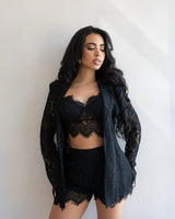 Short Set (Black) - Palazzo Couture Online