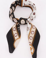 Signature Multi - Print Bandana - Black - Palazzo Couture Online