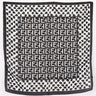 black signature multi-print bandana flat lay front view