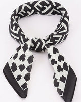 Signature Multi - Print Bandana - Black X2 - Palazzo Couture Online