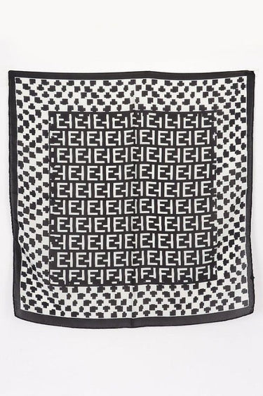 Signature Multi - Print Bandana - Black X2 - Palazzo Couture Online