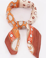 Signature Multi - Print Bandana - Camel - Palazzo Couture Online