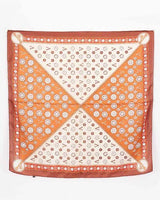camel multi-print bandana with neutral tone pattern