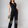 Signature Stitch Wide-Leg Jeans front view showing jeans fit and silhouette