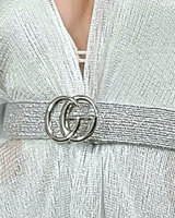 Silver Wave Belt Silver - Palazzo Couture Online