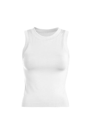 Simple Comfy Basic Top (White) - Palazzo Couture Online