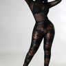 Snake Print Pants for Women with Super Stretch Fit - front view