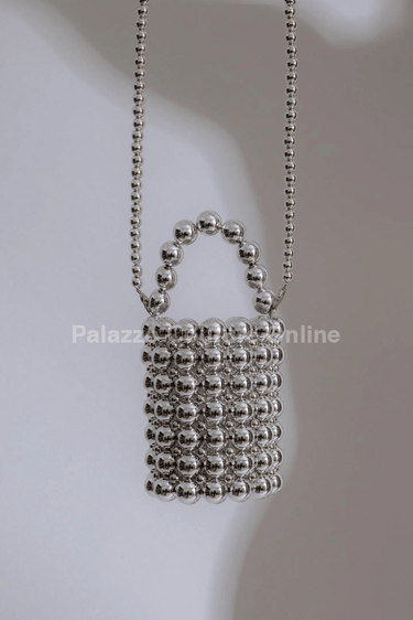 So Classy Handbag (Silver) - Palazzo Couture Online