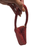 Soft Crystal Mesh Mini Hobo Style (Red) - Palazzo Couture Online