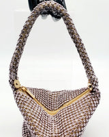Soft Crystal Mesh Mini Hobo Style (Rose) - Palazzo Couture Online