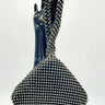 Soft Crystal Mesh Mini  Hobo Style (Black) for women - bag by Palazzo Couture