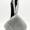 Soft Crystal Mesh Mini  Hobo Style (Silver) for women - bag by Palazzo Couture