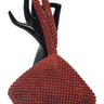 Soft Crystal Mesh Mini Hobo Style (Red) for women - bag by Palazzo Couture