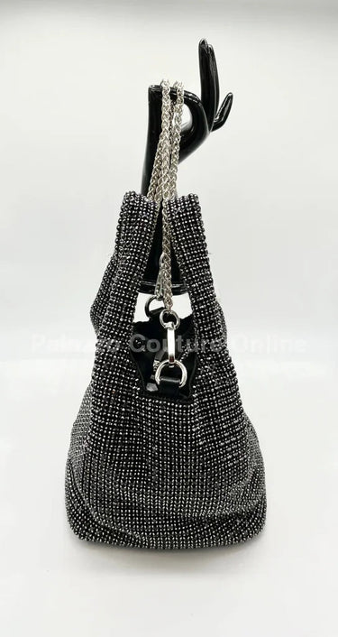 Soft Mesh Bag Discotheque (Black) - Palazzo Couture Online