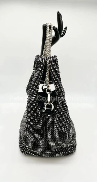 Soft Mesh Bag Discotheque (Black) - stylish purse for going out
