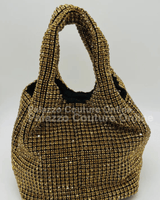 Soft Mesh Bag Discotheque (Gold) - Palazzo Couture Online