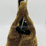Soft Mesh Bag Discotheque (Gold) - women's evening clutch