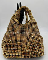 Soft Mesh Bag Discotheque (Gold) - stylish purse for going out