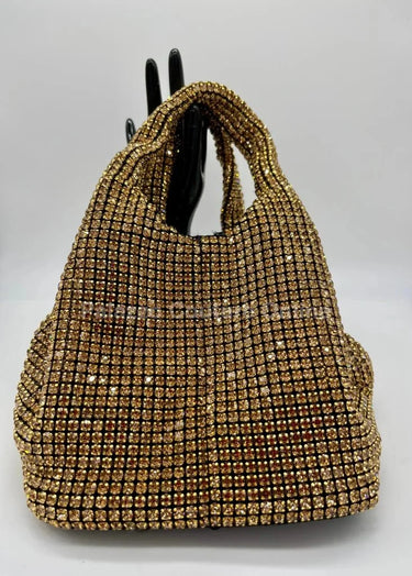 Soft Mesh Bag Discotheque (Gold) - stylish purse for going out